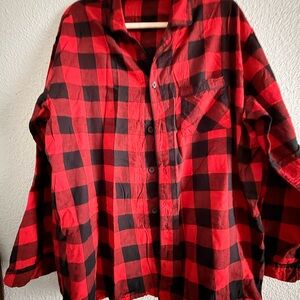 Wondershop Red and Black Plaid Sleepwear